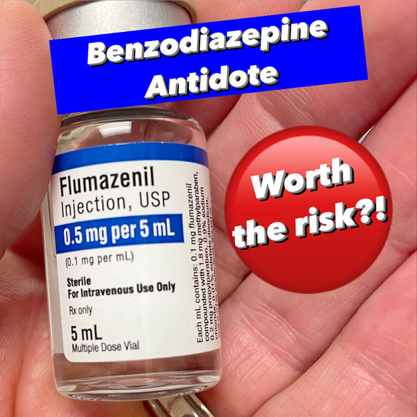 Benzodiazepine Antidote || Flumazenil in EMS
