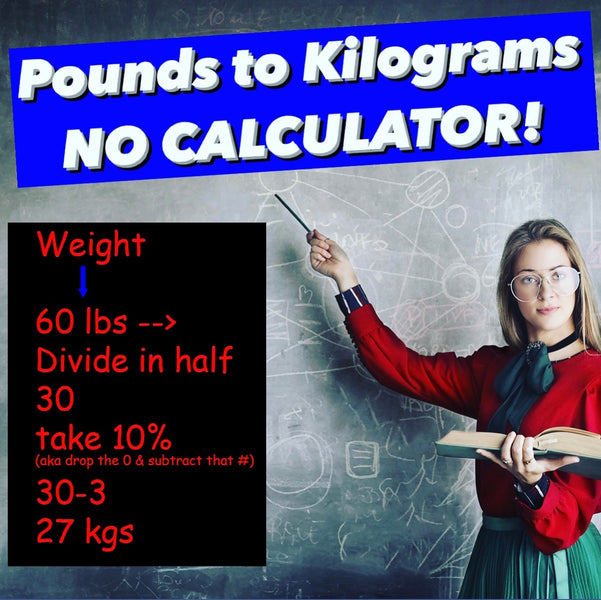 Pounds -> Kilograms || Conversions in EMS