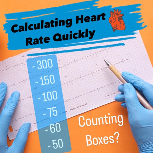 Calculating Heart Rate || Triplicate Method in EMS