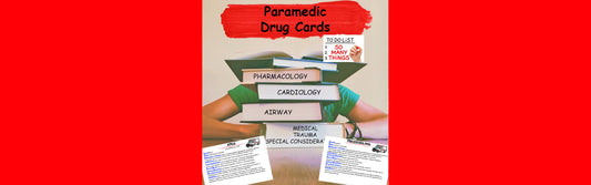 Paramedic Medication Notecards || EMS Pharmacology