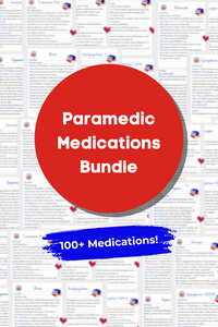 Paramedic Medications Bundle